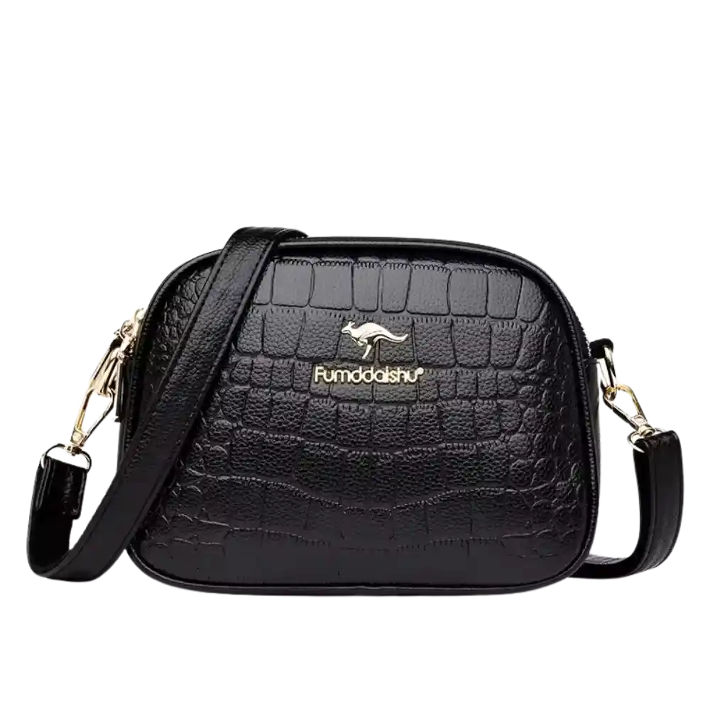 Sac à Main Rond à Epaule en Effet Crocodile