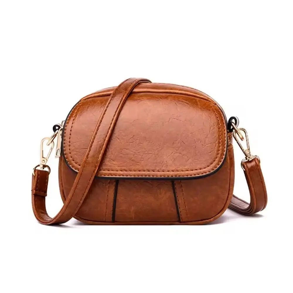 Sac à Main en Cuir Bandouliére Vintage et Léger