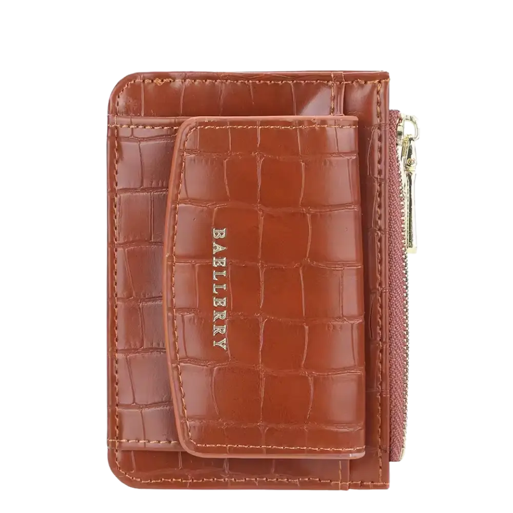 Portefeuille Chic à Motifs Crocodile en Tendances
