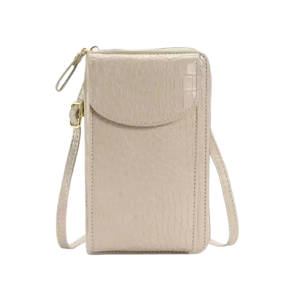 Sacoche Chic pour Téléphone à Motifs Crocodile
