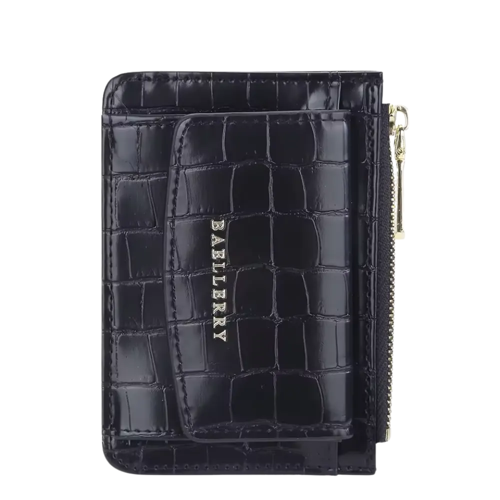 Portefeuille Chic à Motifs Crocodile en Tendances
