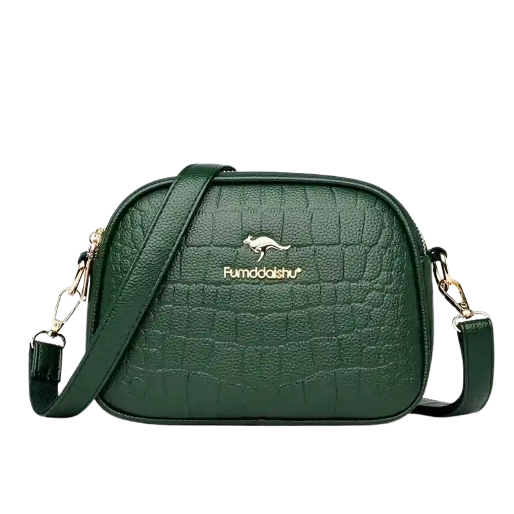 Sac à Main Rond à Epaule en Effet Crocodile