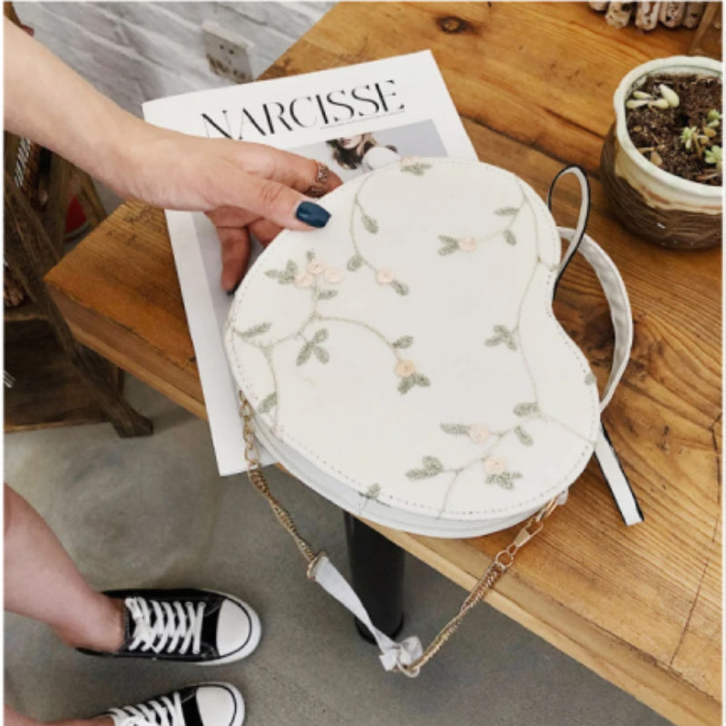 Sac à Main Coeur en Cuir PU