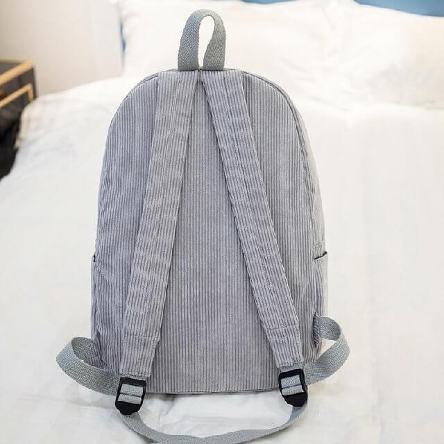 Cartable Collège Souple et Décontracté en Velour