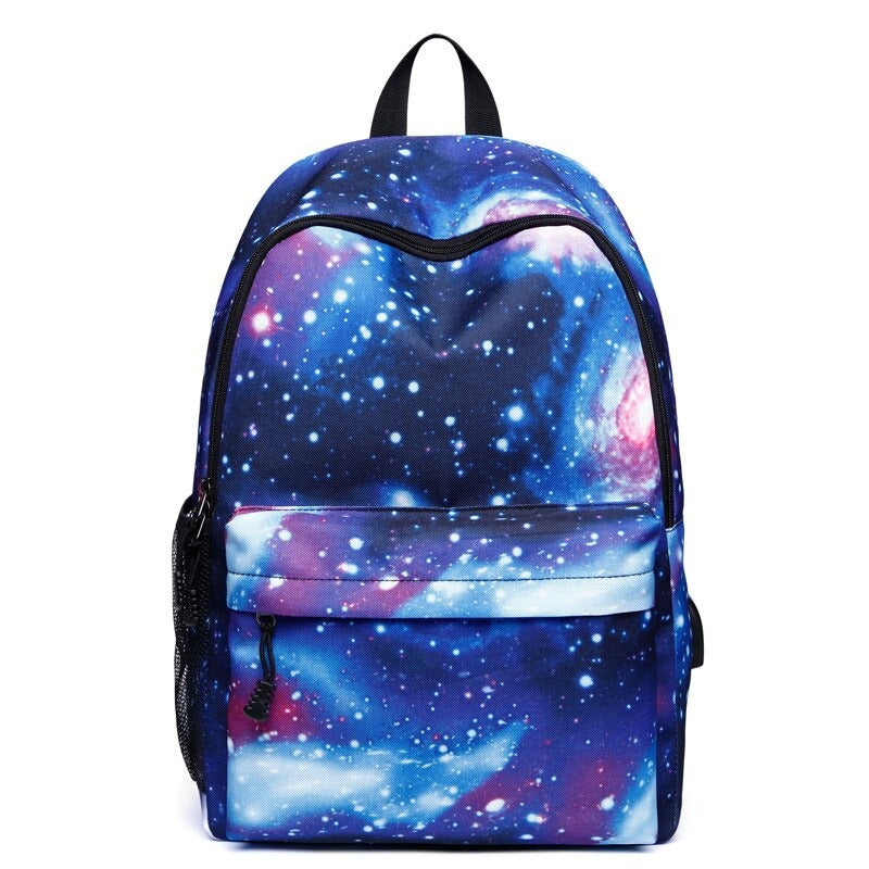 Cartable Adolescents à Motifs Galaxy en Tendances