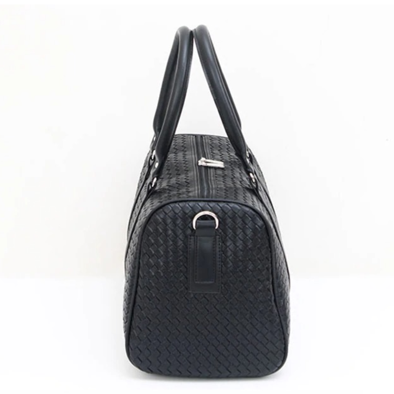 Sac de Voyage Bandoulière à Main en Cuir Unisexe