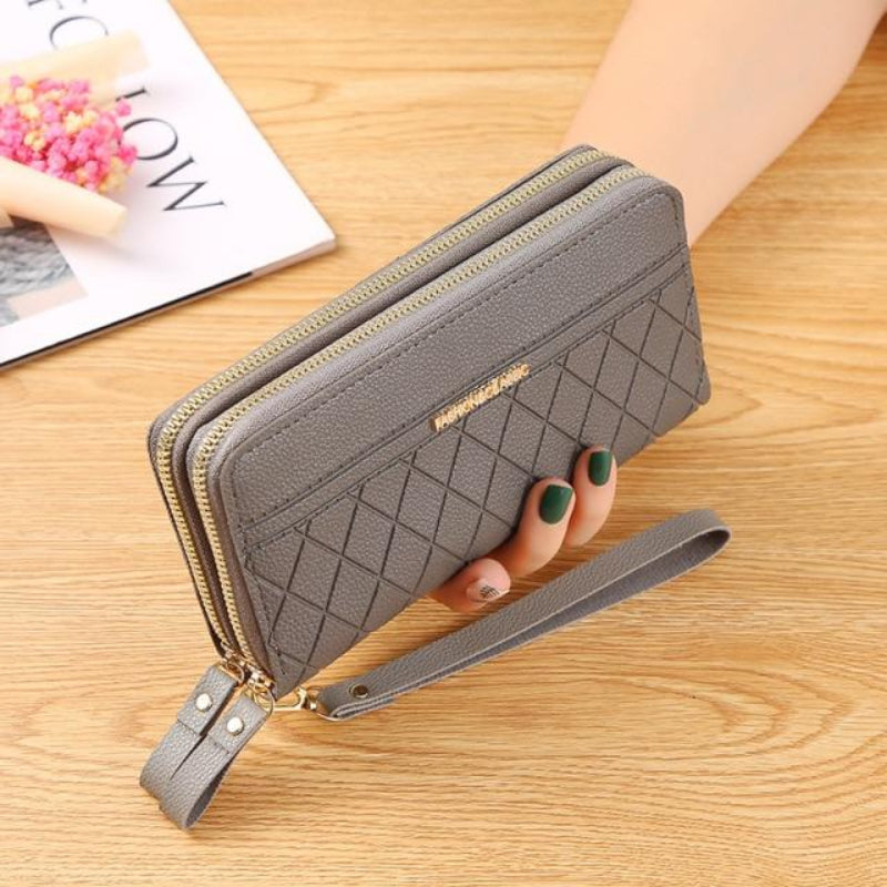 Portefeuille Pochette de Luxe en Cuir Pour Femme