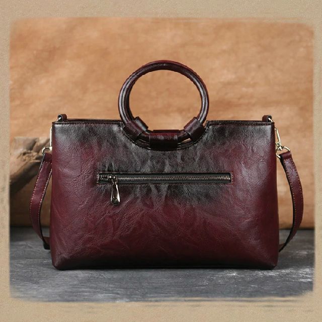 Sac à Main Rétro Vintage en Cuir PU