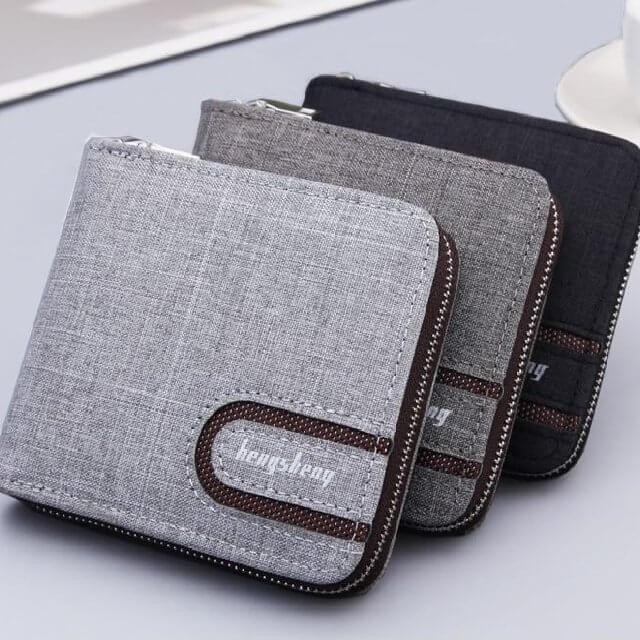 Porte-monnaie Léger en Toile pour Homme