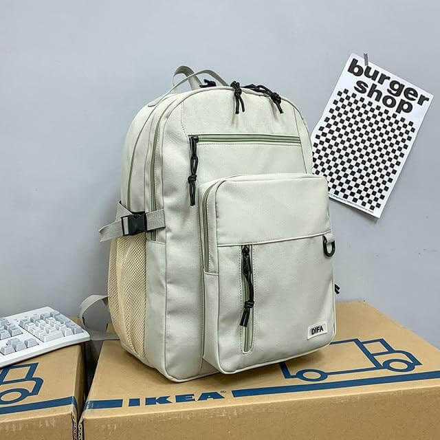 Cartable à Dos en Nylon Décontracté