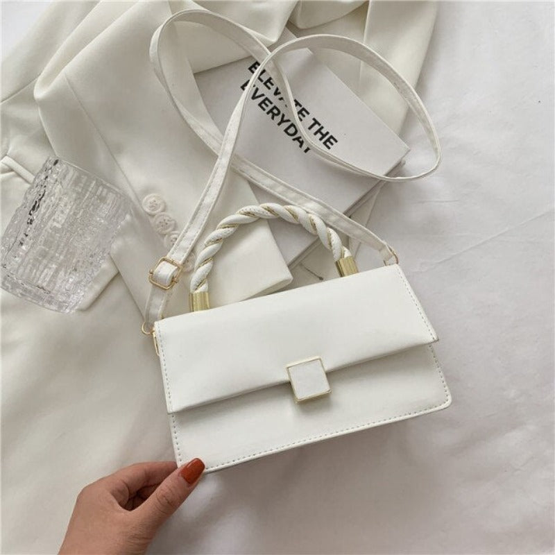 Sac à Main Petit en Cuir PU à Bandouliére